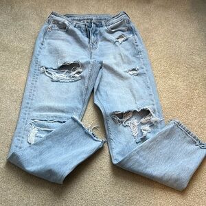 American Eagle Ripped Mom Jeans